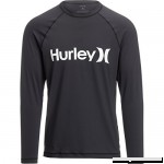 Hurley One and Only LS Surf Shirt Black White  B072VTLZG8